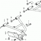 TRX350FM Front arm (4wd)