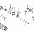 TRX400EX Shift drum@shift fork    (''''''''''''''''''''''''''''''...