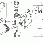 TRX400EX Задний тормозной цилиндр