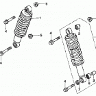 TRX500TM Передние аммортизаторы