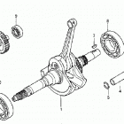 TRX350TE Коленвал и поршни