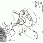 TRX350TE Вентилятор охлаждения
