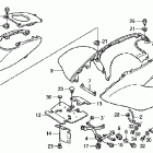 TRX300EX Front fender (trx300ex'01-'06)