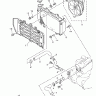 YFZ450 YFZ450YL/YFZ450YW Радиатор и Патрубки