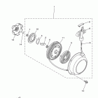 GRIZZLY 350 4WD HUNTER YFM35FGHB Alternate for engine