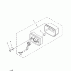 KODIAK 450 REAL TREE YFM450FAHR Фонарь задний