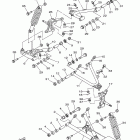 Raptor 350 YFM35RBW Передняя подвеска колес