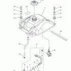 RAPTOR 90 YFM90RBW/YFM90RBL Топливный бак