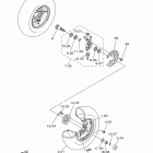 Wolverine 350 2WD YFM35XYL Переднее колесо