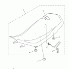 Raptor 350 YFM35RBW Сидение