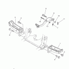 YFZ450RYL/YFZ450RYW Подножки
