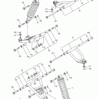RAPTOR 90 YFM90RBW/YFM90RBL Передняя подвеска колес
