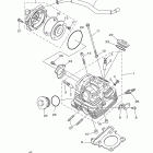RAPTOR 250 YFM25RBL/YFM25RBW Головка цилиндра