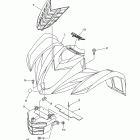 Wolverine 350 2WD YFM35XYL Переднее крыло