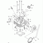 BIG BEAR 400 4WD HUNTER YFM40FBHZ Головка цилиндра