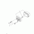 Grizzly 700 FI EPS 4WD Hunte YFM7FGPHY Фонарь задний