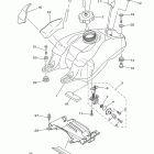 YFZ450 YFZ450YL/YFZ450YW Топливный бак
