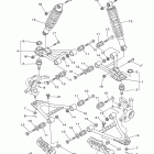 Grizzly 450 4WD Hunter YFM45FGHY Передняя подвеска колес