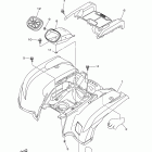 Grizzly 700 FI 4WD YFM7FGYB/YFM7FGYGR/YFM7FGYL Заднее крыло