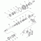 GRIZZLY 350 4WD HUNTER YFM35FGHB Промежуточный ведущий вал