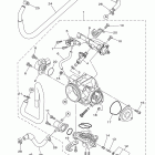 Raptor 700 R YFM70RYL/YFM70RYW Корпус дроселя в сборе