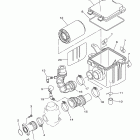 BRUIN 250 2WD YFM25BV Впускная система