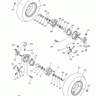RAPTOR 90 YFM90RBW/YFM90RBL Переднее колесо