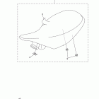 RAPTOR 250 YFM25RBL/YFM25RBW Сидение