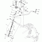 YFZ450 YFZ45BB/YFZ45BW Задний торм цилиндр