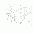 YFZ450 YFZ45BB/YFZ45BW Сидение