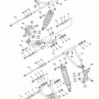 RAPTOR 250 YFM25RBL/YFM25RBW Передняя подвеска колес