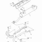 Grizzly 400 4WD Hunter YFM40FBHY Выхлопная система