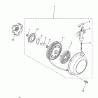 GRIZZLY 450 EPS 4WD HUNTER YFM45FGPHB Alternate for engine