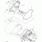 BIG BEAR 400 4WD HUNTER YFM40FBHZ Крышка картера двигателя