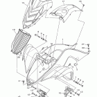RAPTOR 700R YFM7RAW/YFM7RAL Переднее крыло