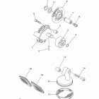 YFZ450RYL/YFZ450RYW Масляный насос