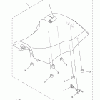 Grizzly 450 4WD Hunter YFM45FGHY Сидение