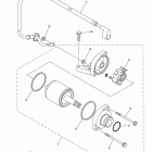 YFZ450RYL/YFZ450RYW Стартер электрический