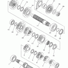 YFZ450RYL/YFZ450RYW Трансмиссия