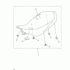 RAPTOR 700R YFM7RAW/YFM7RAL Сидение
