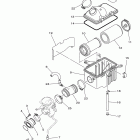 KODIAK 400 4WD HUNTER YFM4FAHV Впускная система