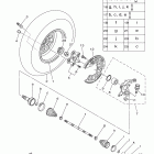 Grizzly 700 FI 4wd Hunter YFM7FGHY Переднее колесо 2