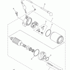 RAPTOR 250 YFM25RBL/YFM25RBW Стартер электрический