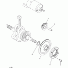 GRIZZLY 350 4WD HUNTER YFM35FGHB Муфта стартера