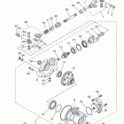 Grizzly 450 4WD Hunter YFM45FGHY Передний дифференциал