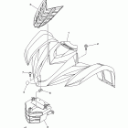 Wolverine 450 4WD YFM45FXYL Переднее крыло