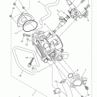 YFZ450X BILL BALLANCE EDITION YFZ450XBBZ Корпус дроселя в сборе