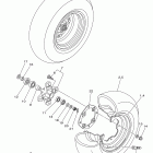 YFZ450RYL/YFZ450RYW Переднее колесо