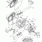 Wolverine 350 2WD YFM35XYL Крышка картера двигателя