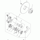 Wolverine 450 4WD YFM45FXYL Задний суппорт тормозной